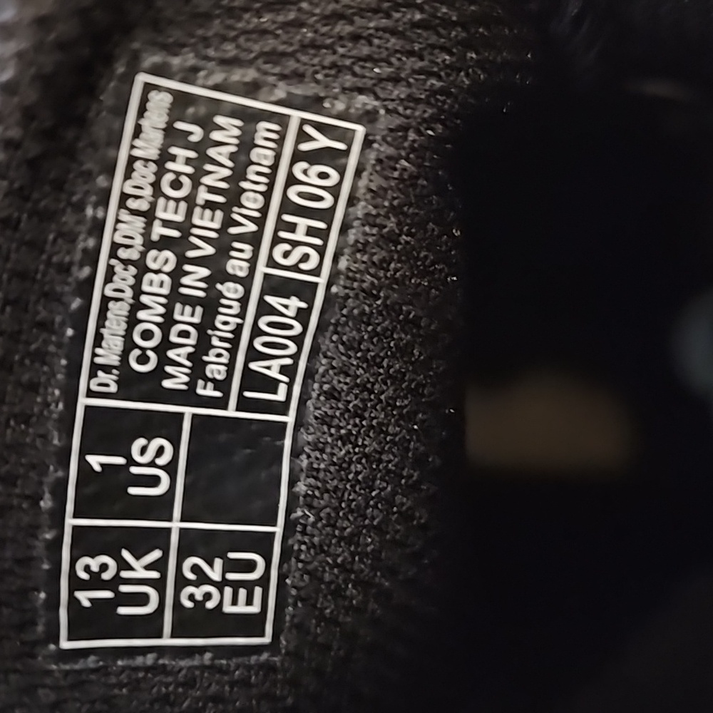 DMG Black High-Top Boots - Picture 6 of 7